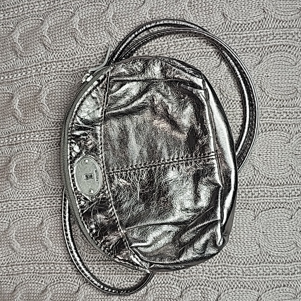 Vintage Fossil Gunmetal Purse